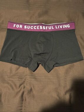Diesel Black Boxer Briefs with Purple Waistband